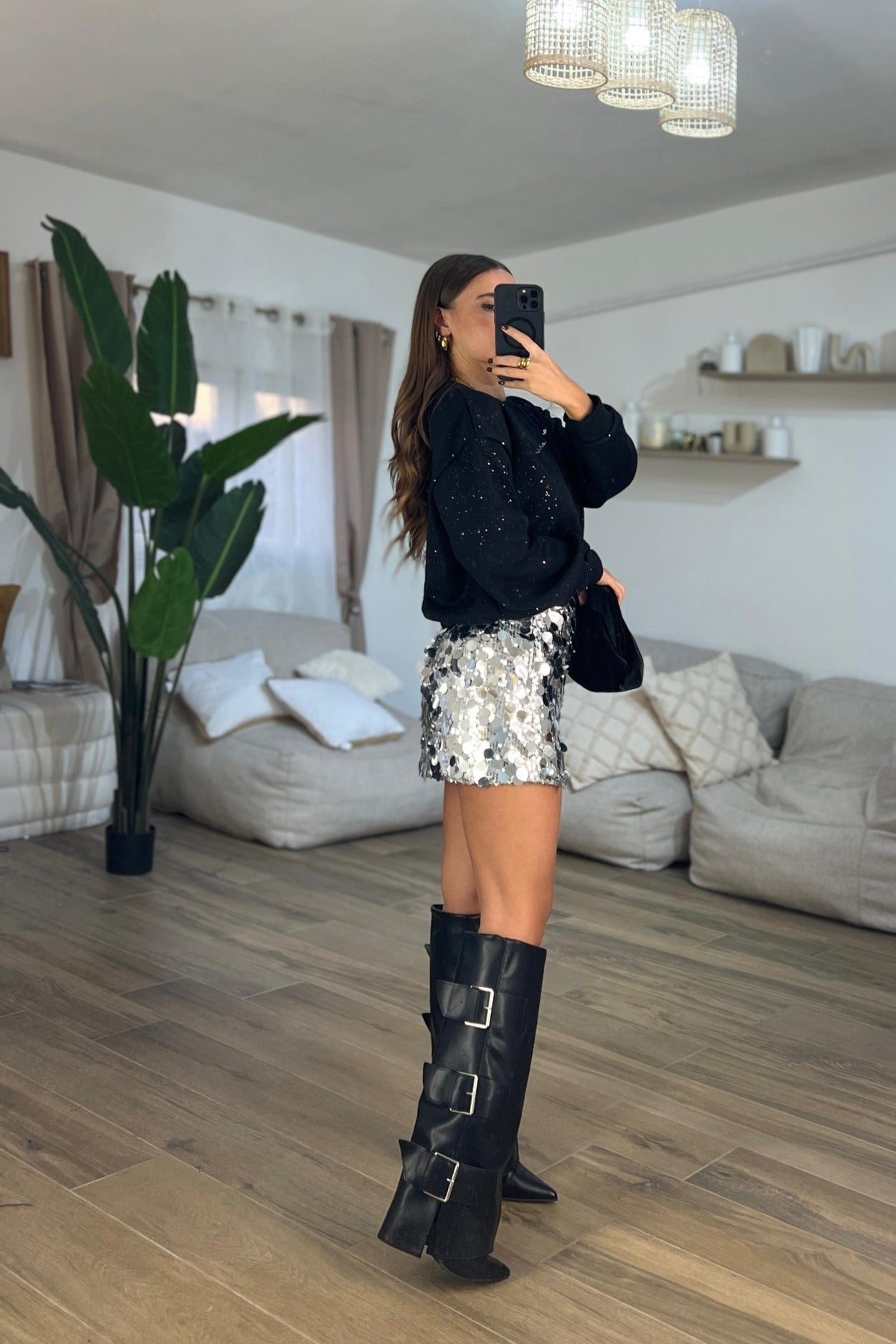 Gonna PartyStyle 23275 - 1(argento) - Frida Shop