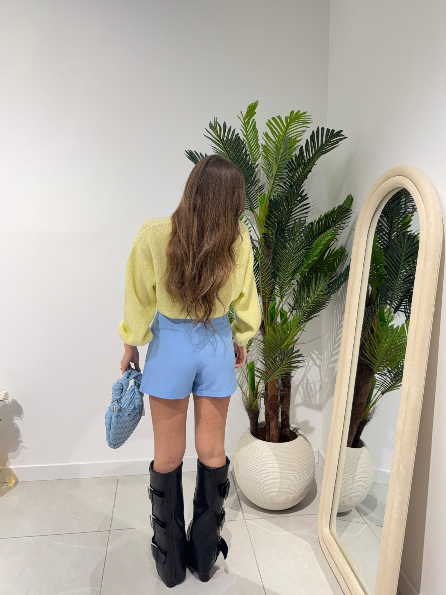 Gonna/Shorts Selene 9171 (Celeste) - Frida Shop