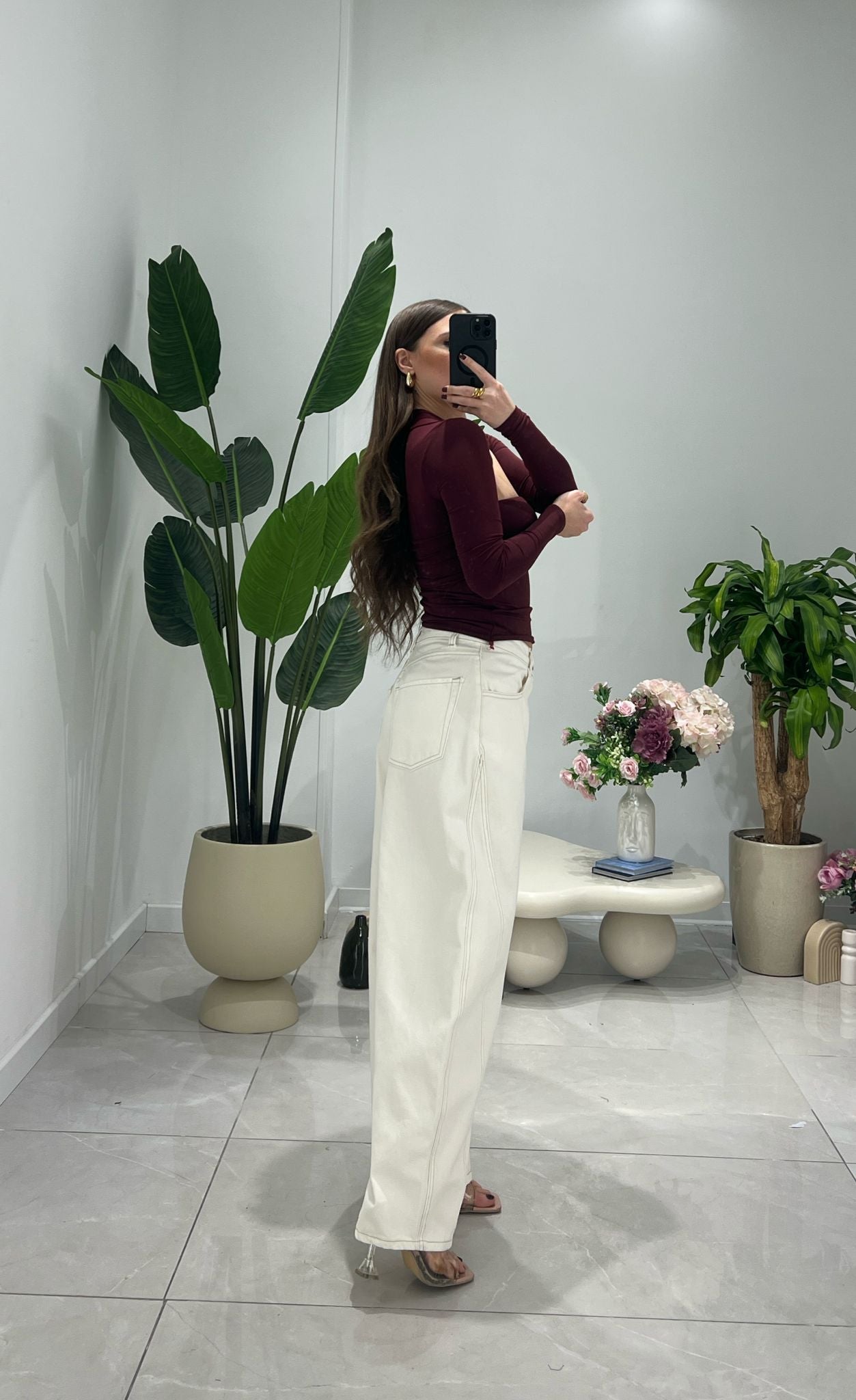 Jeans Glamour Jeans 5050 - BIANCO - Frida Shop