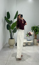 Jeans Glamour Jeans 5050 - BIANCO - Frida Shop