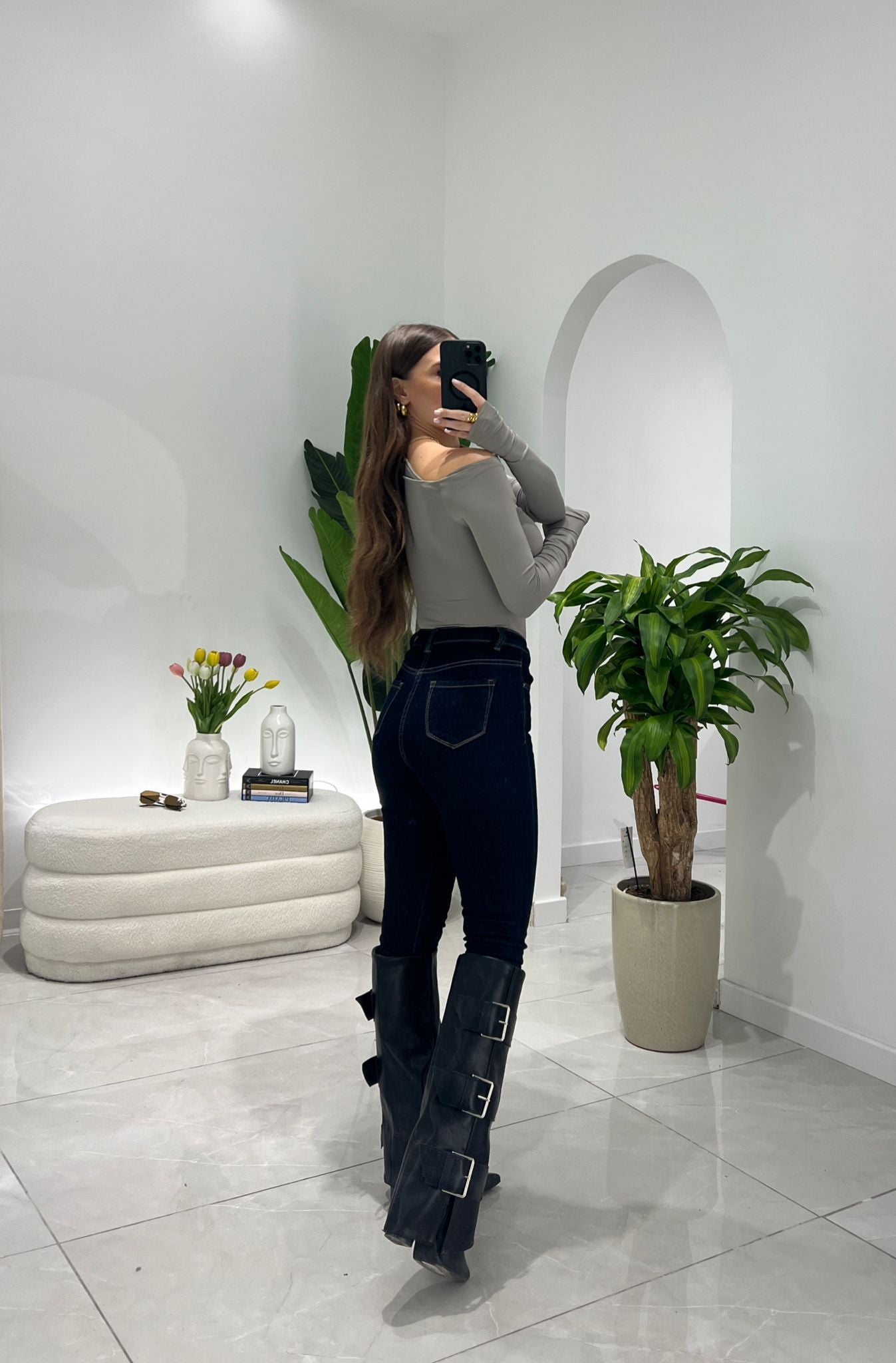 Jeans Minogue 8063 (Denim scuro) - Frida Shop