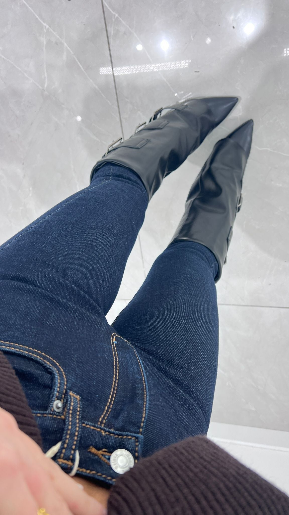 Jeans Minogue 8063 (Denim scuro) - Frida Shop