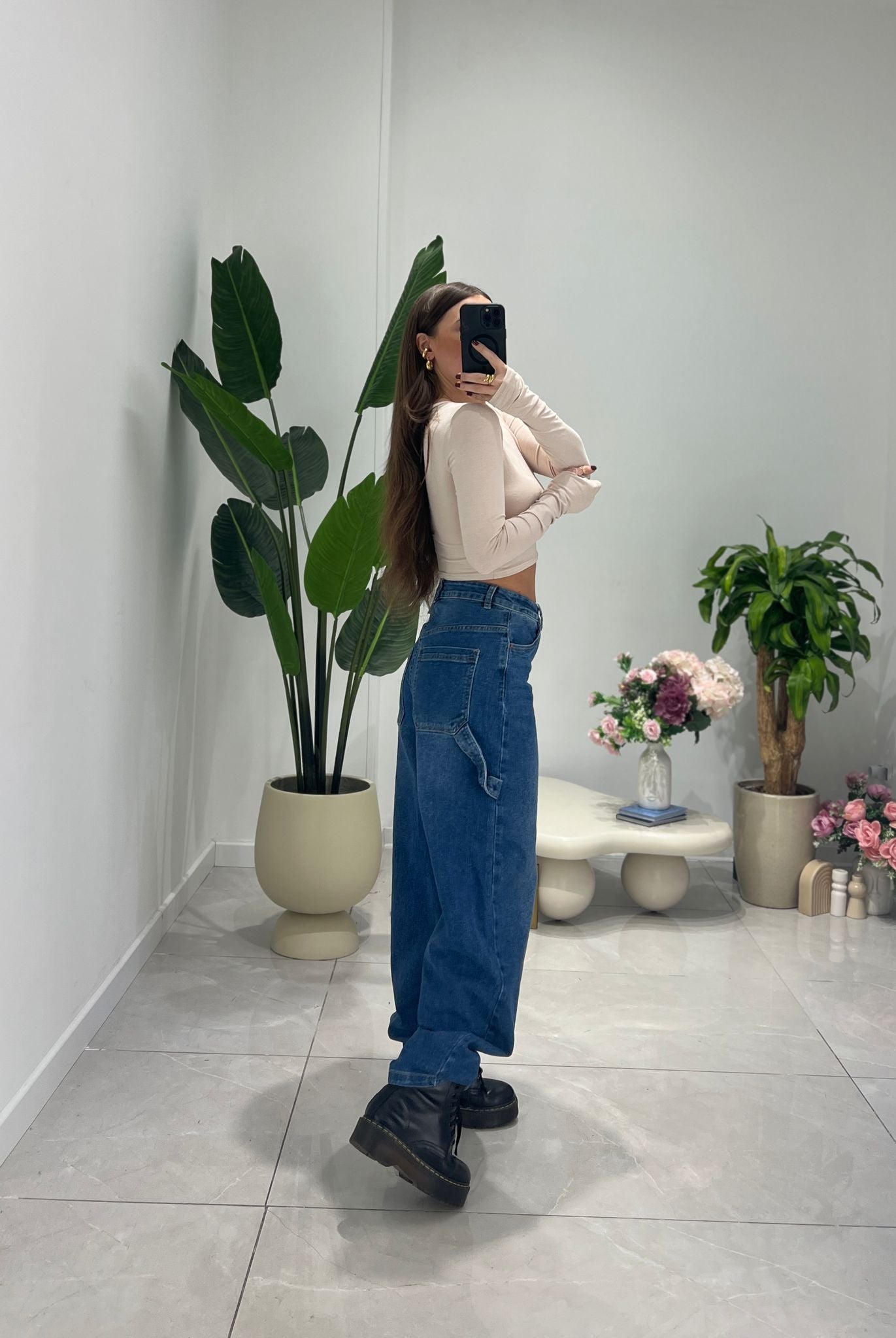 Jeans Penelope 8376 (Denim scuro) - Frida Shop
