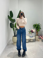 Jeans Penelope 8376 (Denim scuro) - Frida Shop