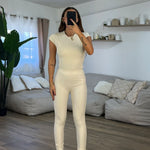 Leggings Dalila 6856 (panna) - Frida Shop