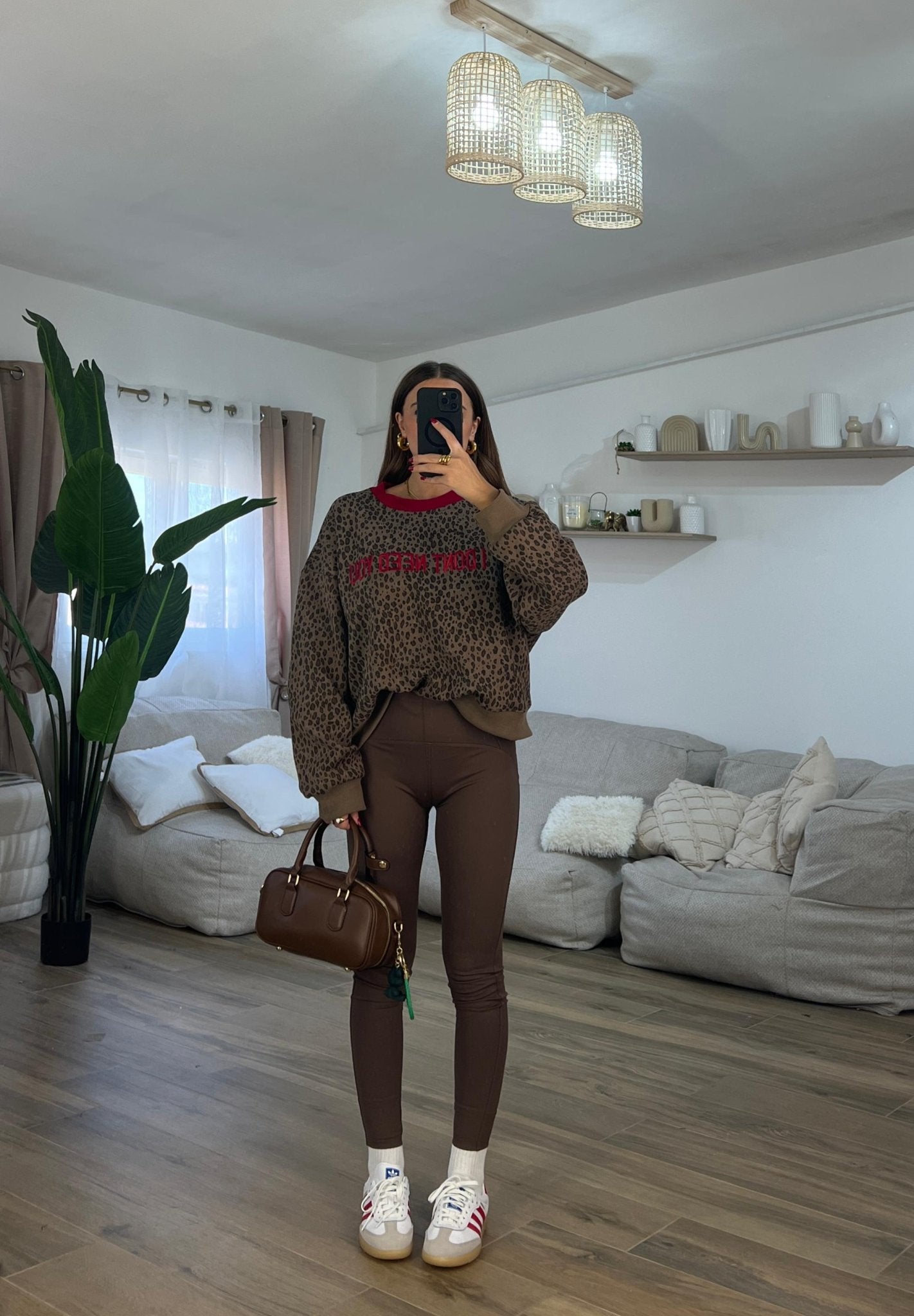 Leggings Style 517(coffe) - Frida Shop