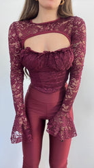 Maglia Anita 11464 (wine) - Frida Shop