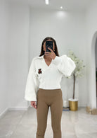 Maglioncino by Lumina 2225 (bianco) - Frida Shop