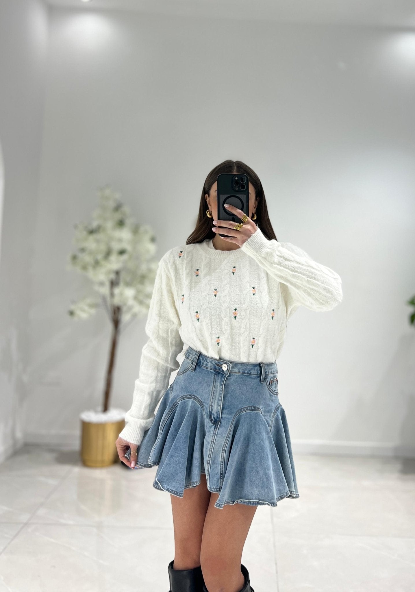 Maglioncino Florys 50289 (bianco) - Frida Shop