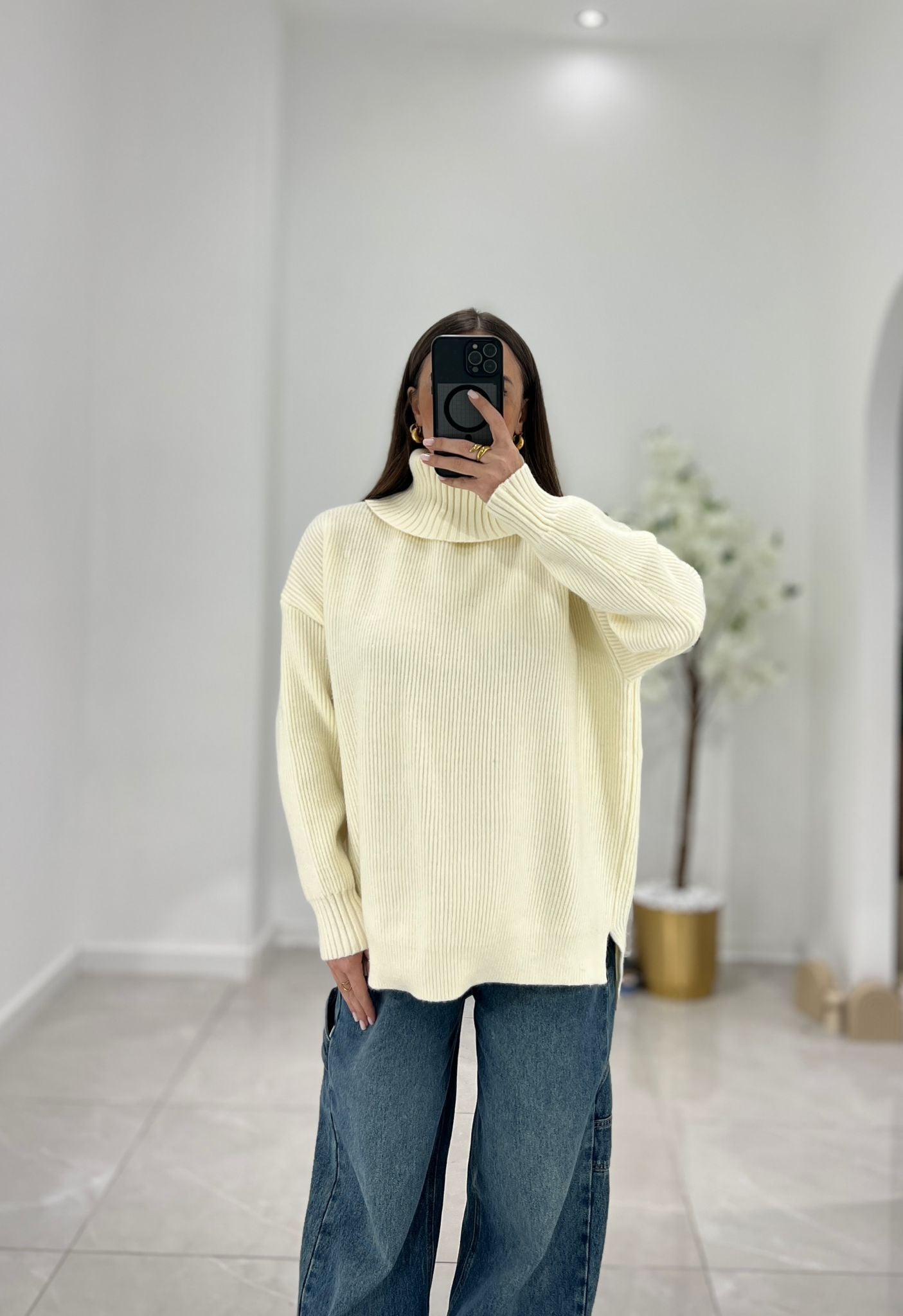Maglione Clory 23023 (panna) - Frida Shop