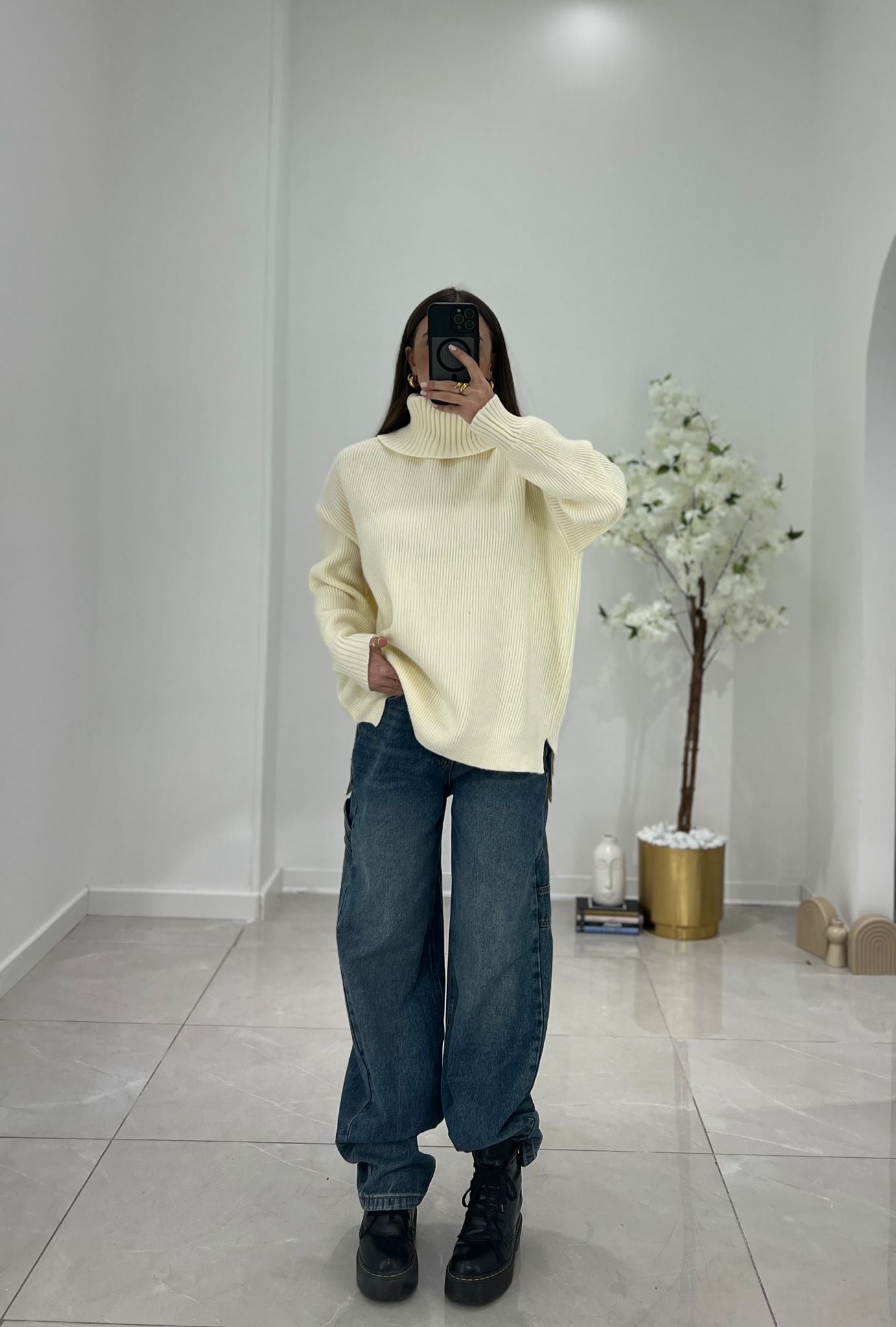 Maglione Clory 23023 (panna) - Frida Shop