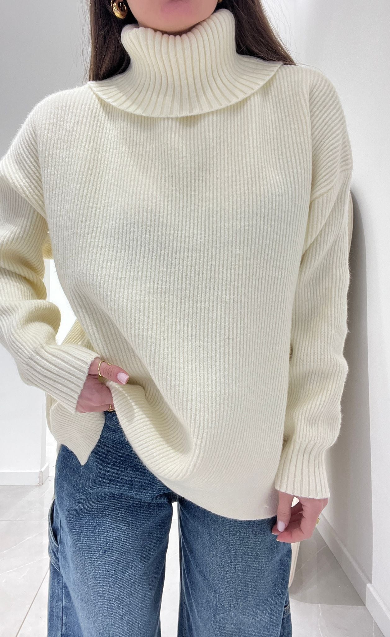 Maglione Clory 23023 (panna) - Frida Shop