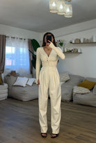 Pantalone Isabel 7329 (panna) - Frida Shop
