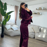 Pantalone Kate 28244 - 59(wine) - Frida Shop