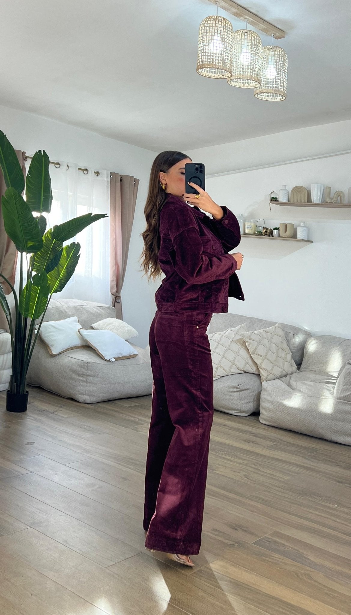 Pantalone Kate 28244 - 59(wine) - Frida Shop