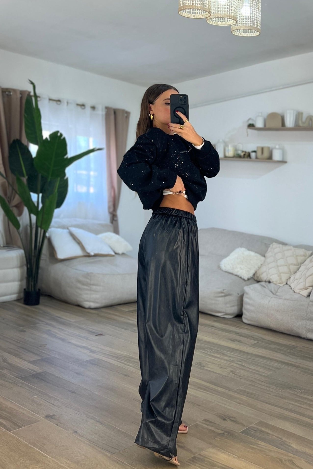 Pantalone Mara 19106(nero) - Frida Shop