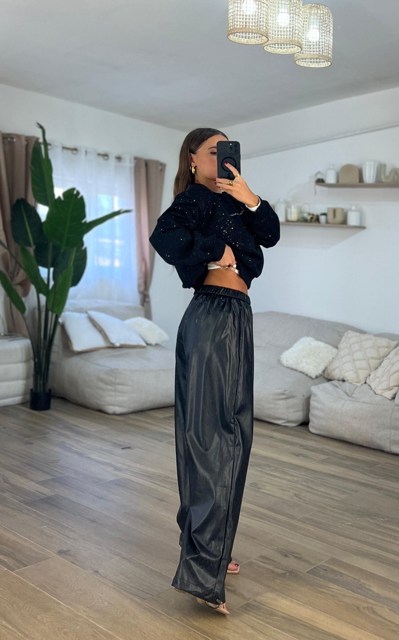 Pantalone Mara 19106(nero) - Frida Shop