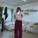 Pantalone Mireia 19208 - 130 (wine) - Frida Shop