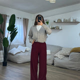 Pantalone Mireia 19208 - 130 (wine) - Frida Shop