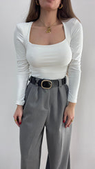 Pantalone Misha 6165 (grigio) - Frida Shop