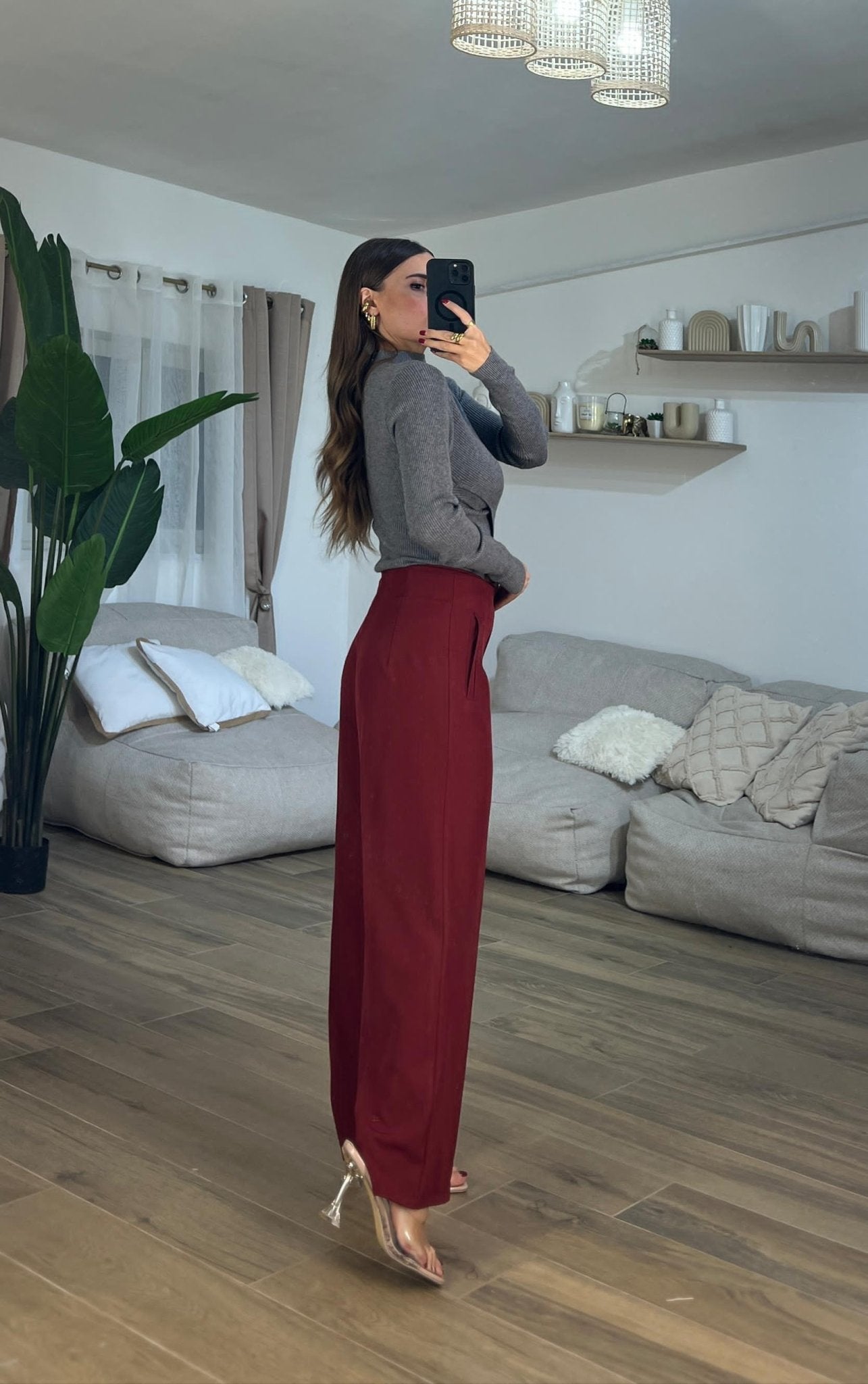 Pantalone Taylor 9147(bordeaux) - Frida Shop