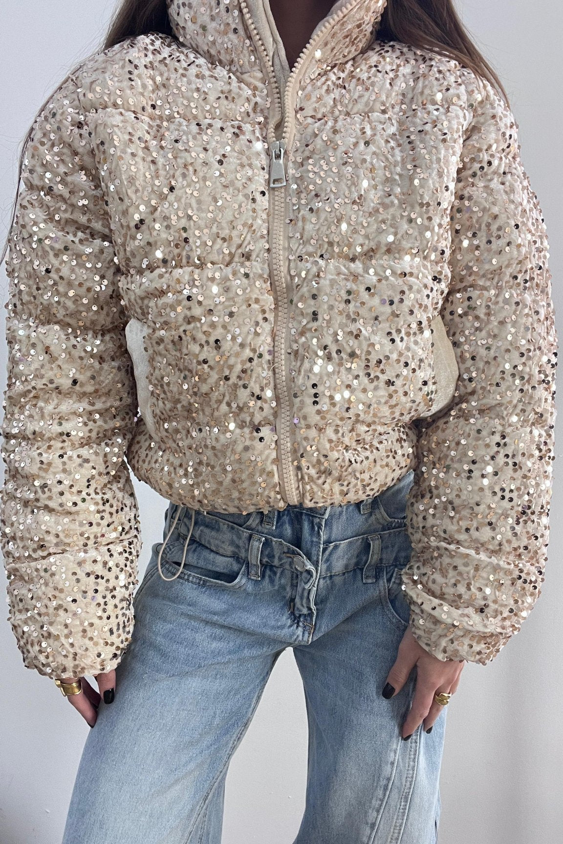 Piumino Doris 121 (oro) - Frida Shop