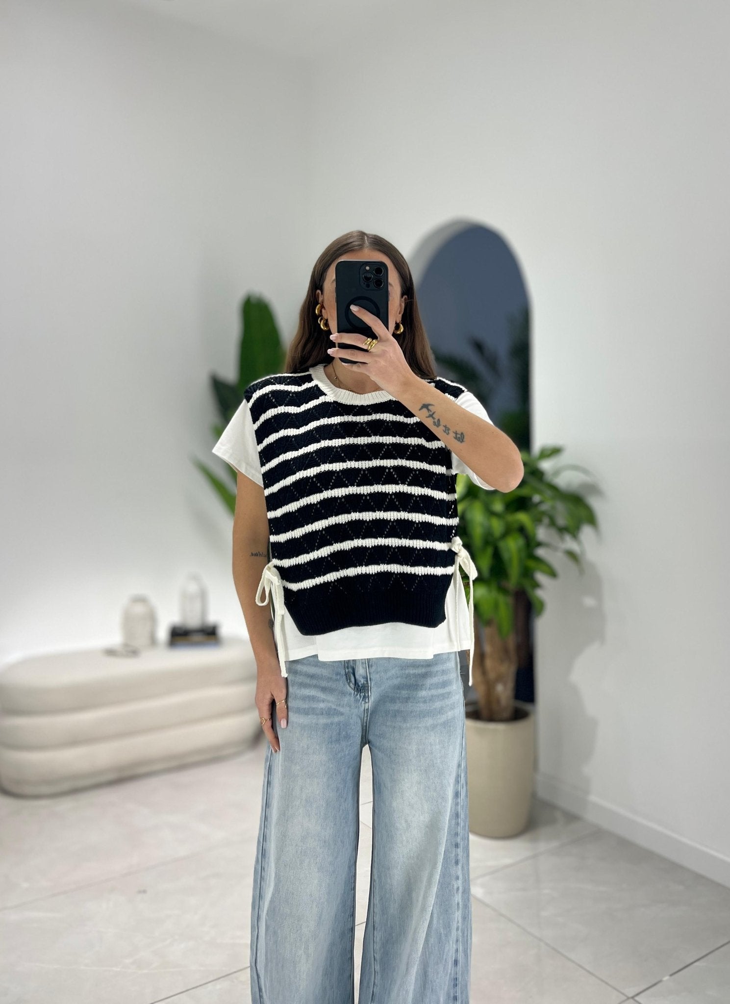 Shirt Maira 62418 (fondo nero) - Frida Shop