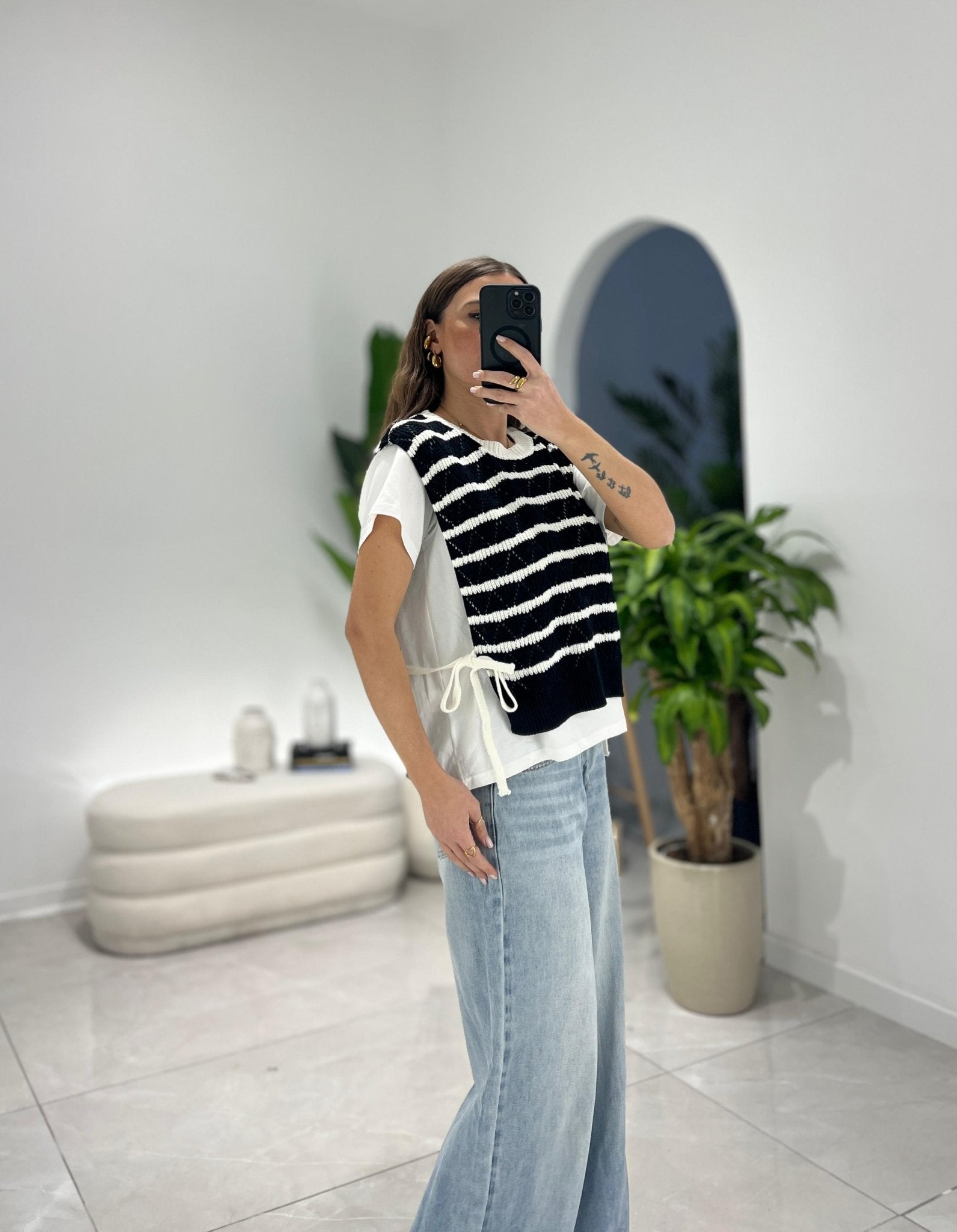 Shirt Maira 62418 (fondo nero) - Frida Shop
