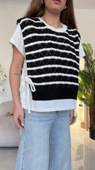 Shirt Maira 62418 (fondo nero) - Frida Shop