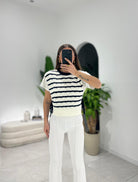 Shirt Maira 62418 (righe blu) - Frida Shop
