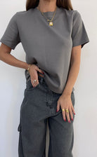 T-shirt Emily 5015 (grigio) - Frida Shop