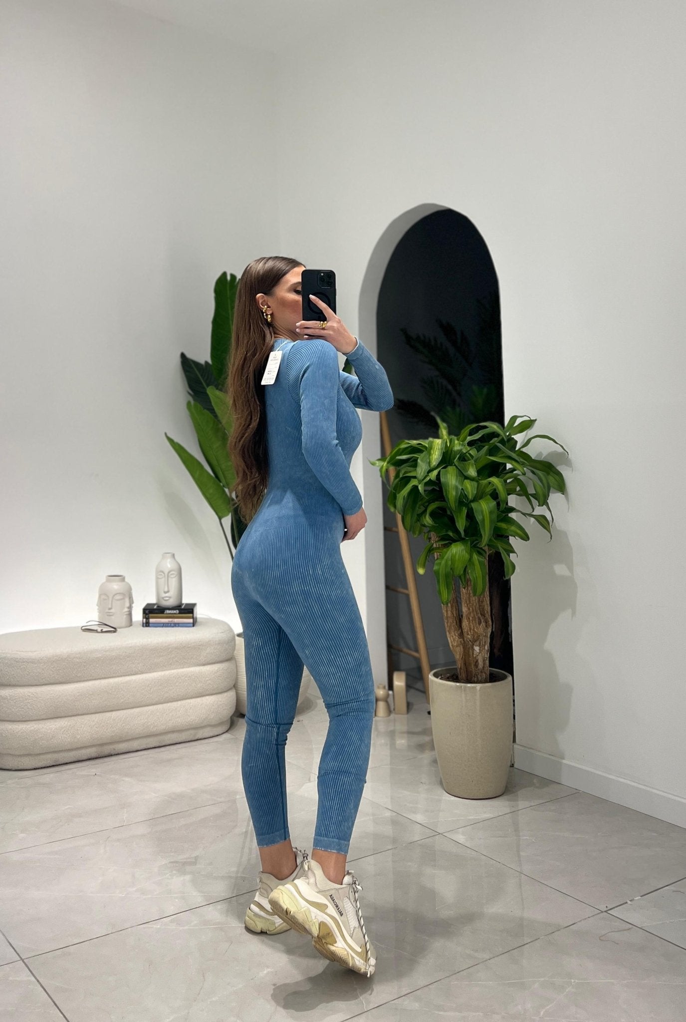 Tuta Gym 2236 (celeste) - Frida Shop