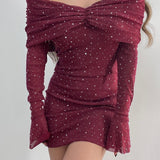 Vestitino Cinthya 23311 (Bordeaux) - Frida Shop