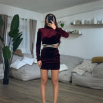Vestitino Dahlia 133461 (Wine) - Frida Shop