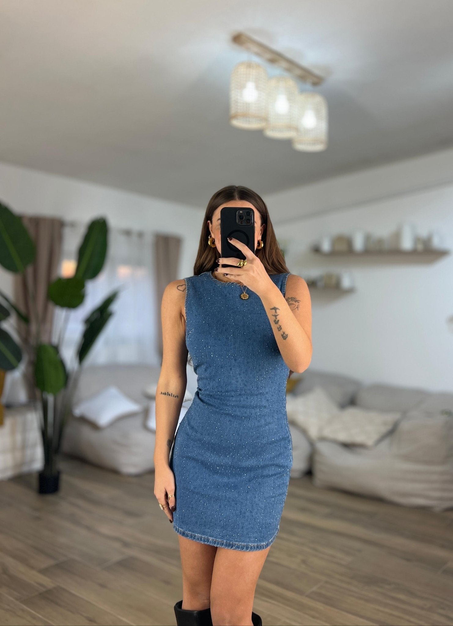 Vestito Alexa 124184(denim) - Frida Shop