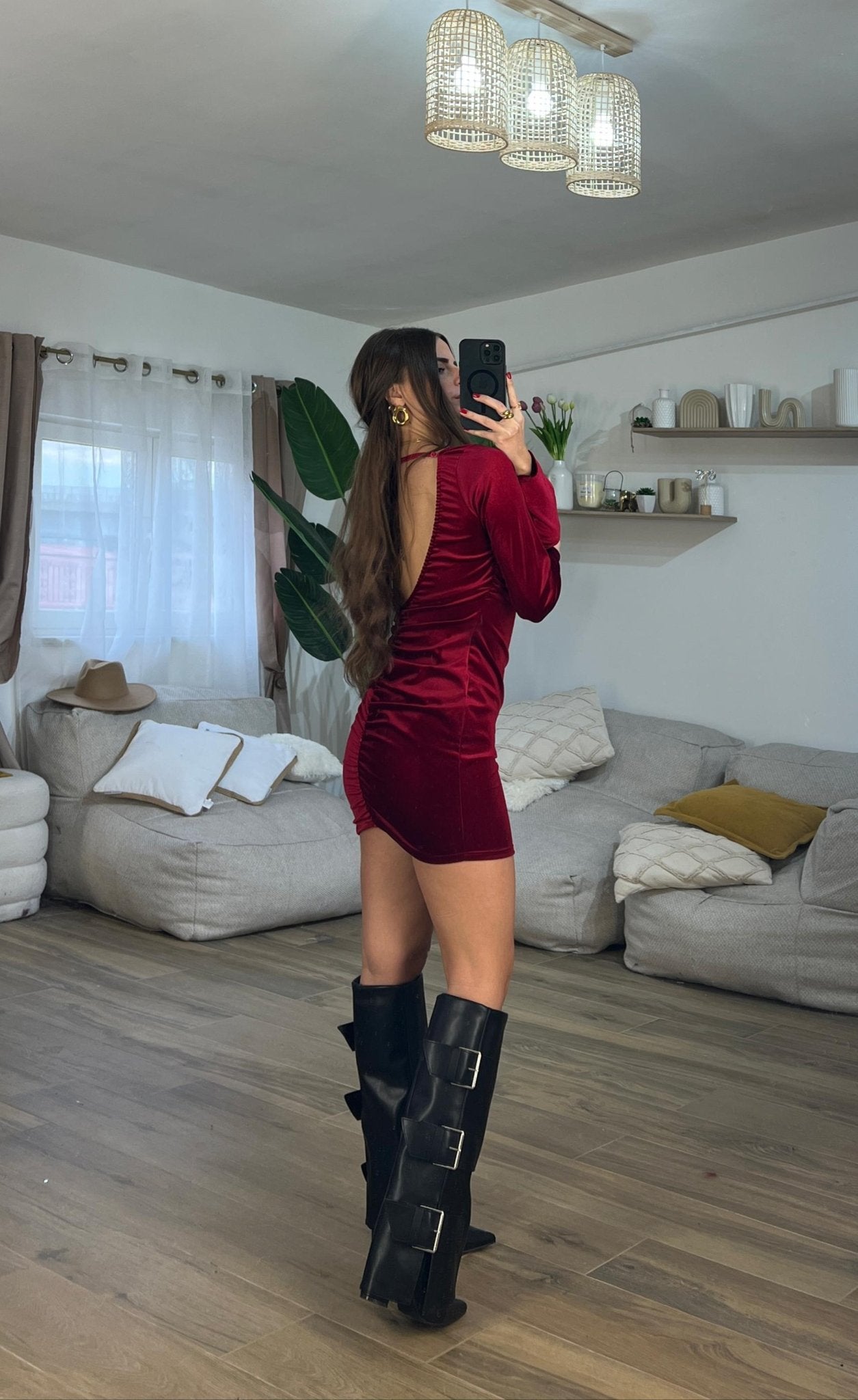 Vestito Ambra 134941 (rosso) - Frida Shop