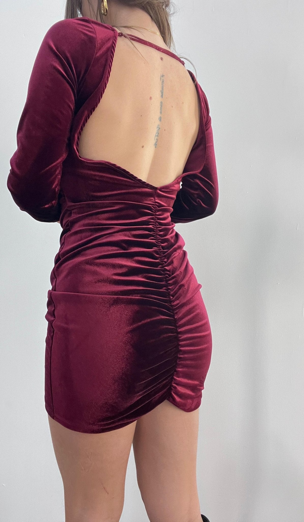 Vestito Ambra 134941 (wine) - Frida Shop