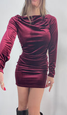 Vestito Ambra 134941 (wine) - Frida Shop