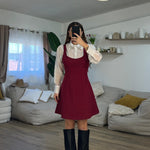 Vestito Camilla 7298 (bordeaux) - Frida Shop