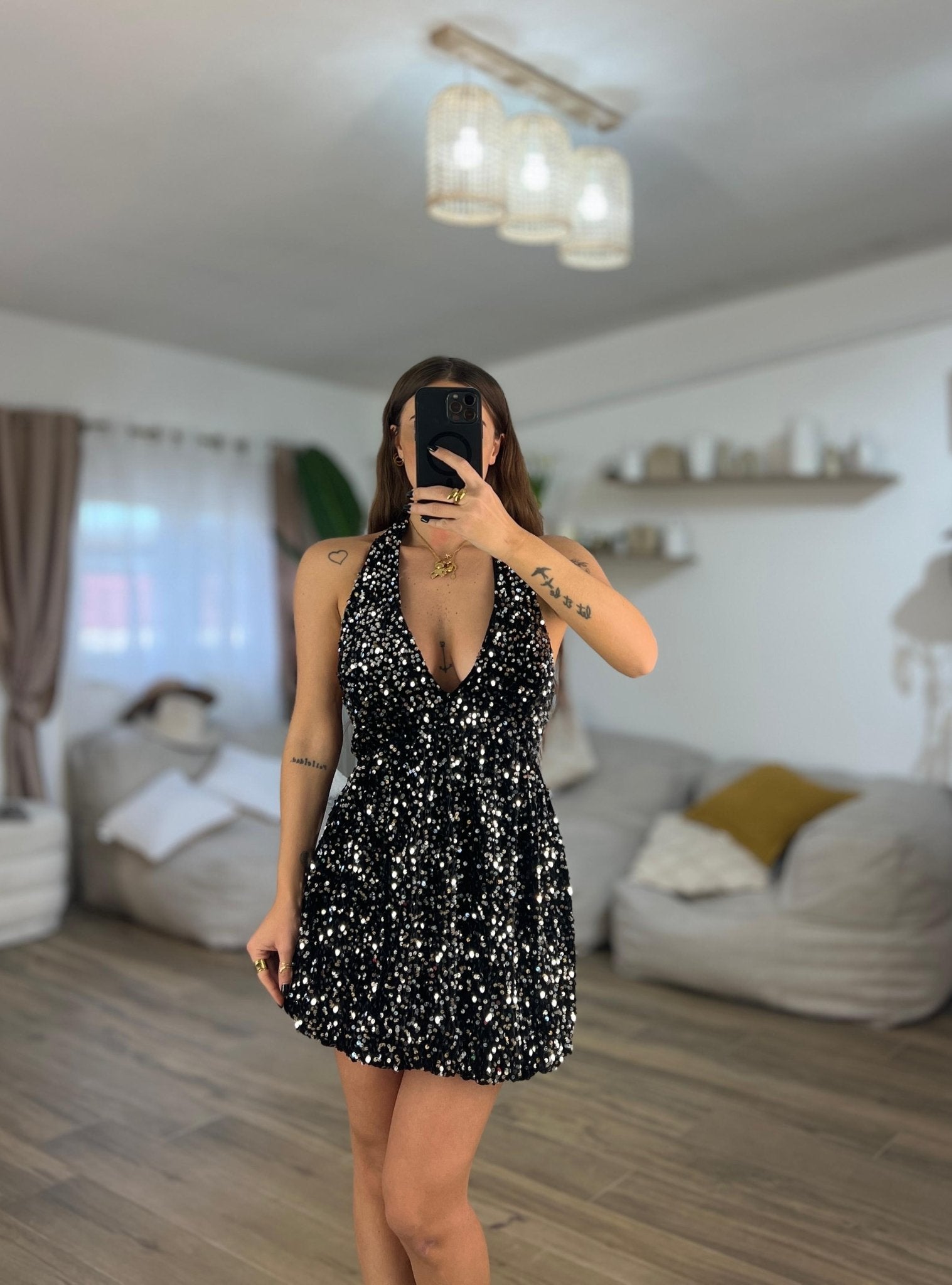 Vestito Delma 25989 (nero) - Frida Shop