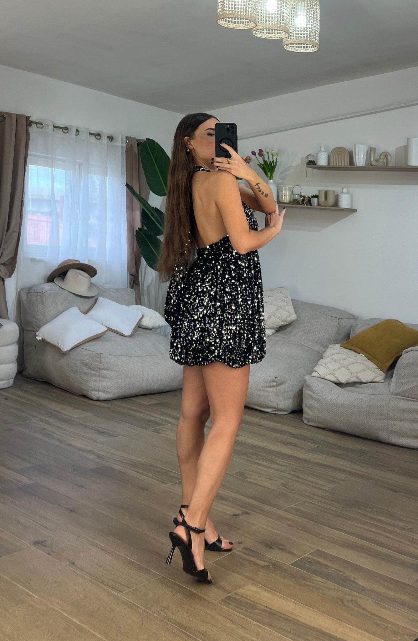 Vestito Delma 25989 (nero) - Frida Shop