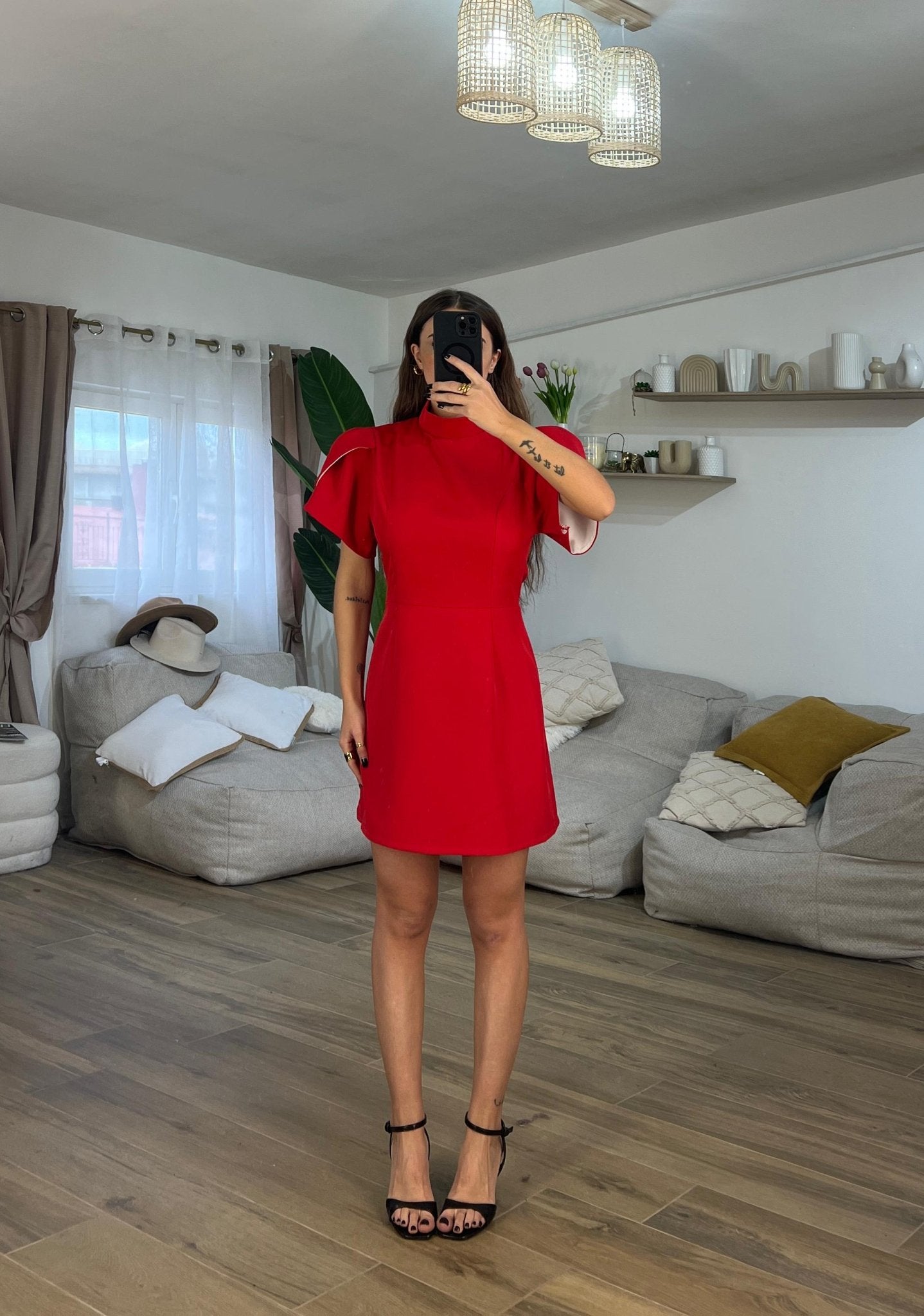 Vestito Glam 6695 (rosso) - Frida Shop