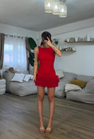 Vestito Lenora 11025 (rosso) - Frida Shop