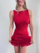 Vestito Lenora 11025 (rosso) - Frida Shop