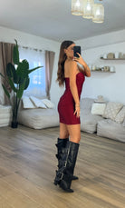 Vestito Marisol 13205(bordeaux) - Frida Shop