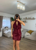 Vestito Rasha 25924 (wine) - Frida Shop