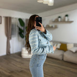 Giacca crop tweed Cynthia 2335 - Frida Shop