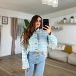 Giacca crop tweed Cynthia 2335 - Frida Shop